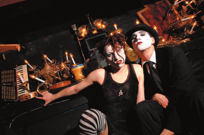 The Dresden Dolls play Irving Plaza on Halloween night.