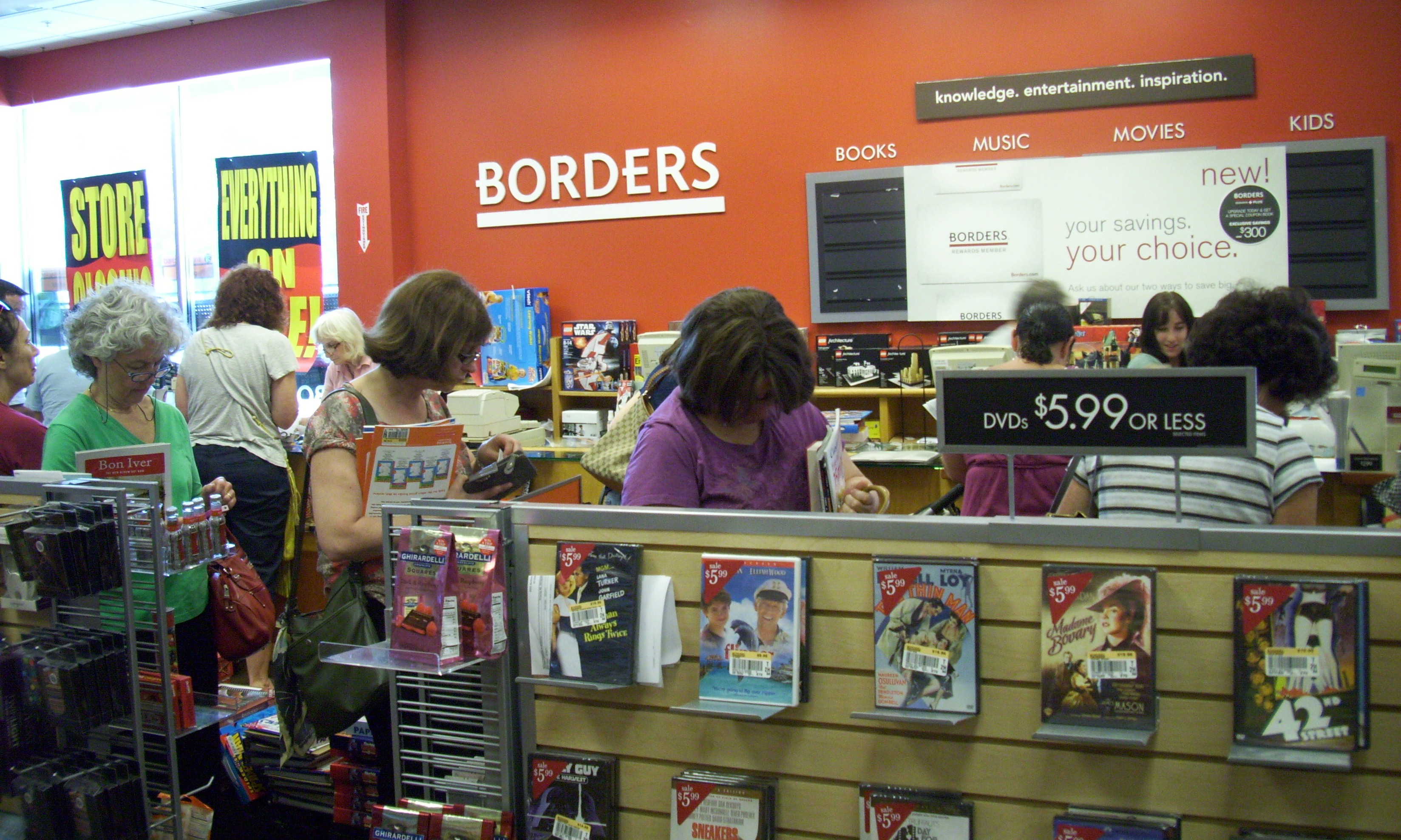 Borders sales