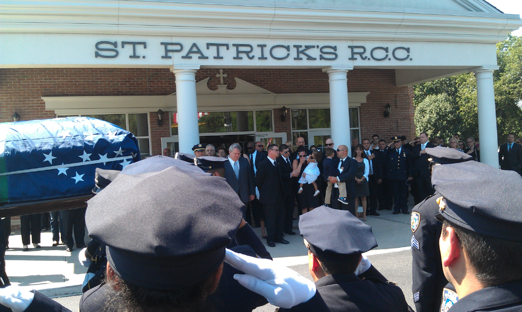 NYPD officer, Patrick Luca, laid to rest at funeral in Smithtown