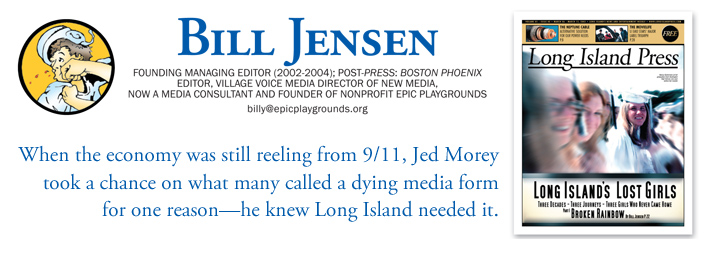 Bill Jensen - Long Island Press 10 year retrospective
