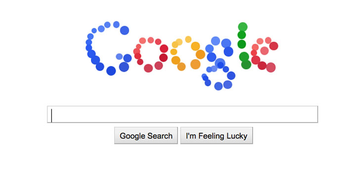 Google Logo: Google Balls on Homepage Long Island Press