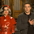 Justin Timberlake and Lady Gaga on SNL Saturday Night