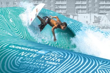 Quiksilver Pro New York Surf Competition - Long Island Press Cover Story - Volume 9, Issue 34