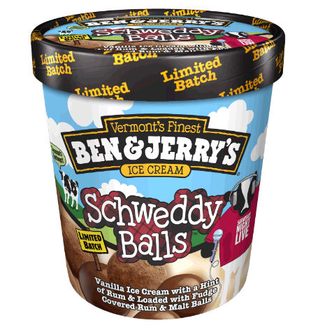 Ben & Jerry’s Introduces Schweddy Balls Ice Cream Flavor