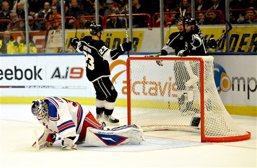 NHL Opener: Kings Top Rangers 3-2 in OT in Sweden