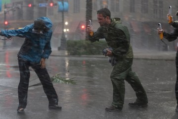 Hurricane Isaac in New Orleans