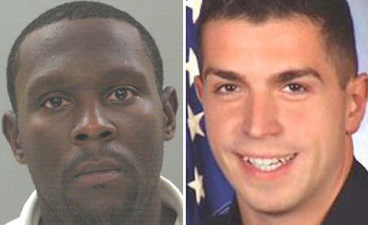Darrell Fuller, left, has been arrested for allegedly gunning down a carjacking victim and Nassau County Police Officer Arthur Lopez on Tuesday, Oct. 23, 2012.