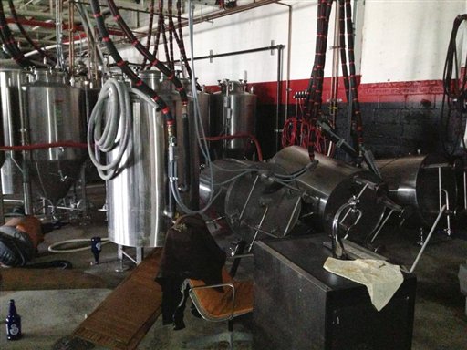 Barrier Brewing in Oceanside Destroyed by Sandy